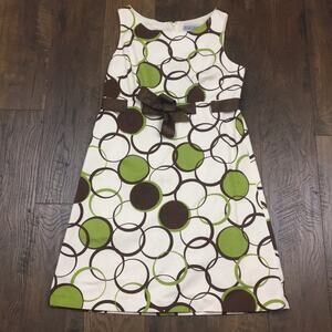 Jessica Howard Circle Print A-Line Dress